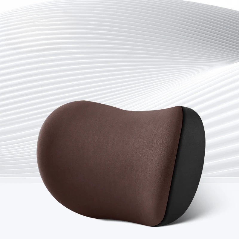 Memory Foam Car Neck Pillow With Lumbar Support