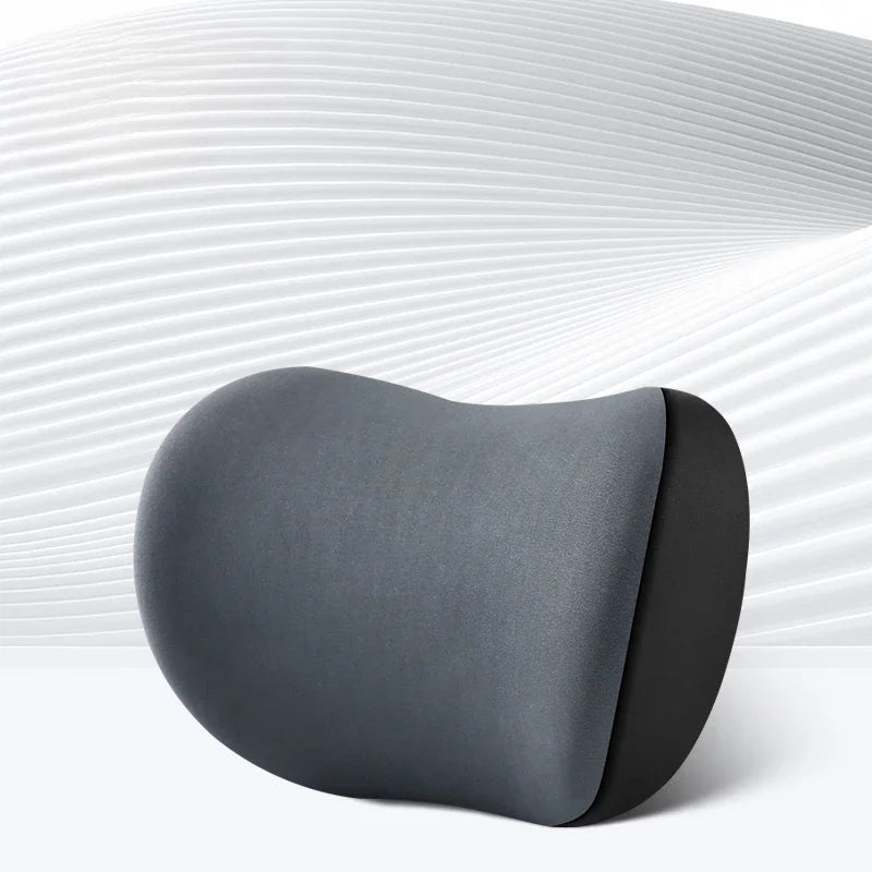Memory Foam Car Neck Pillow With Lumbar Support
